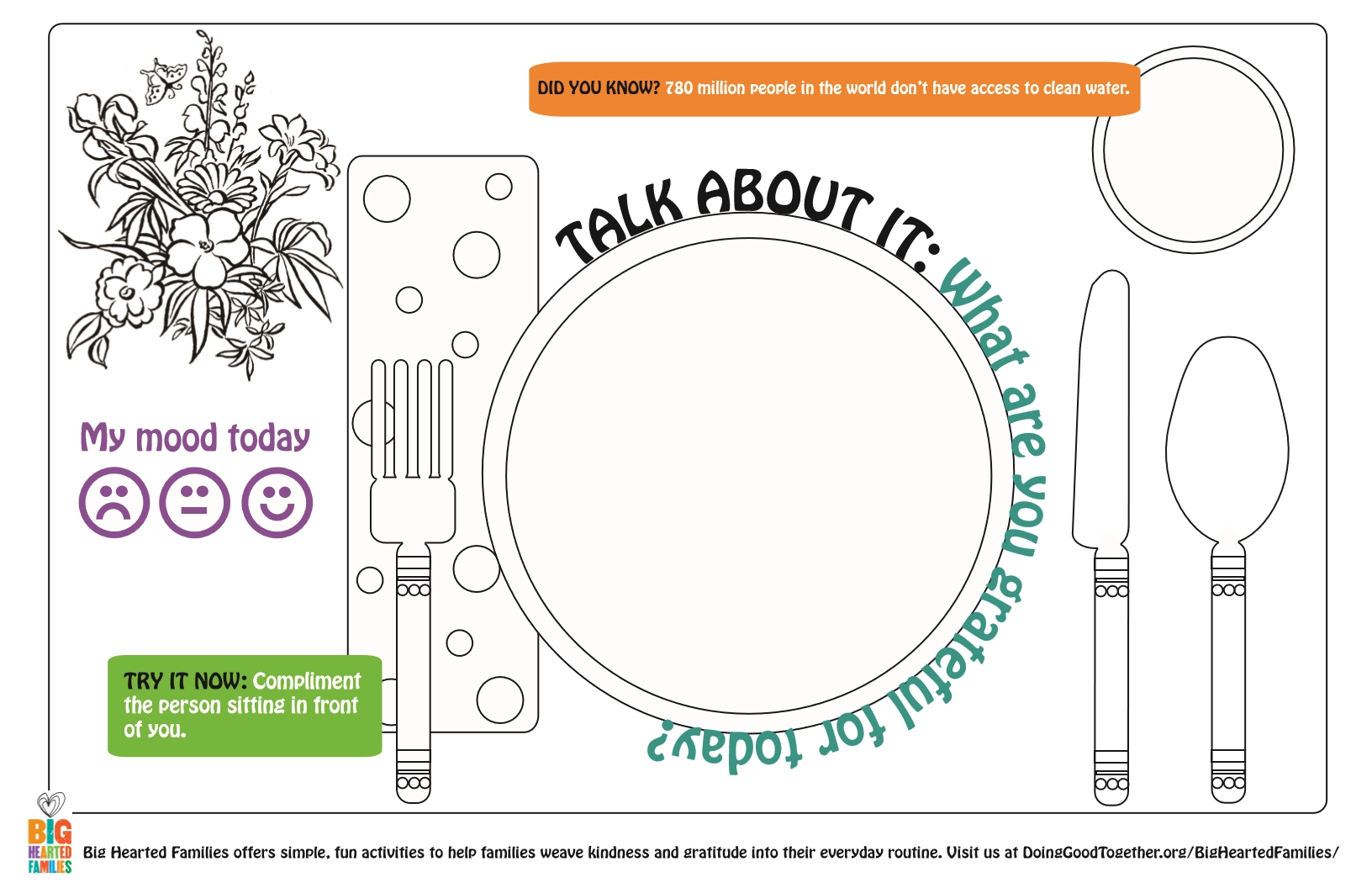Pithy Placemats Doing Good Together 