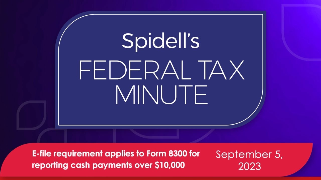 Tax Form For Over 10 000 Cash