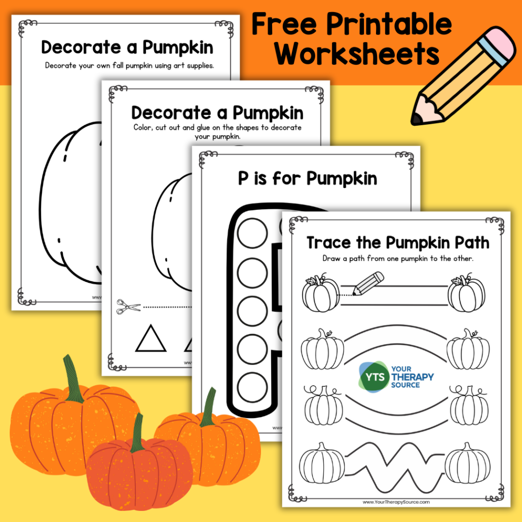 Pumpkin Printables For Preschool