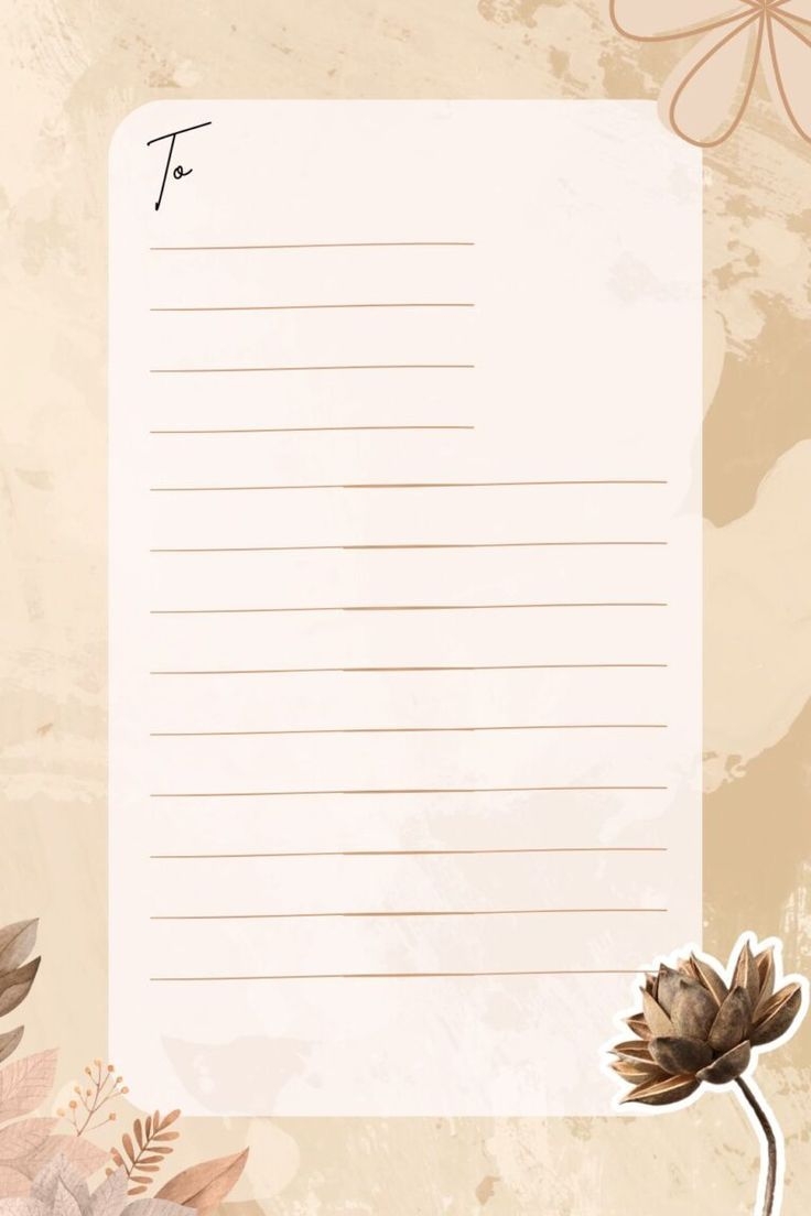 Letter Template Printable