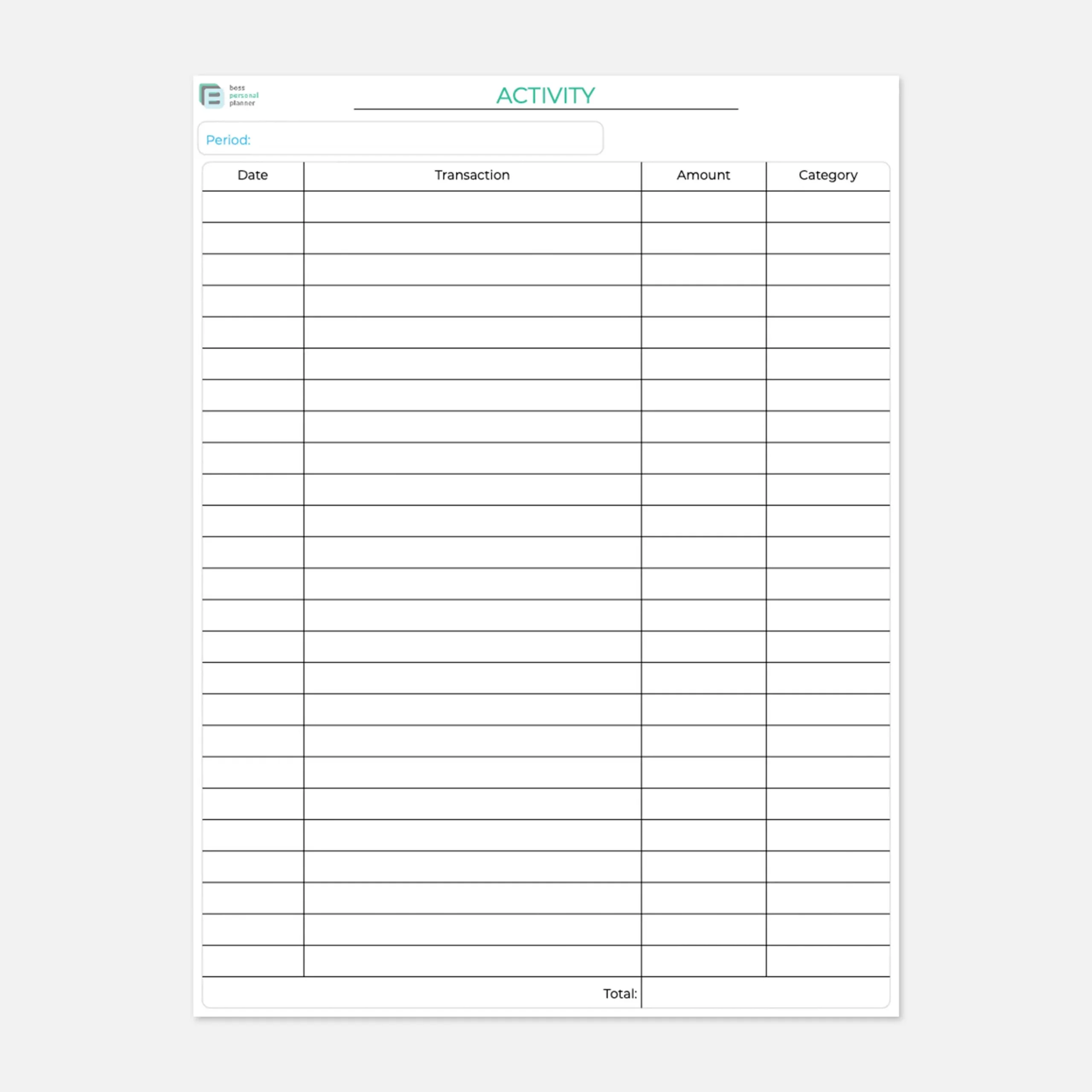 Blank Budget Worksheet Printable