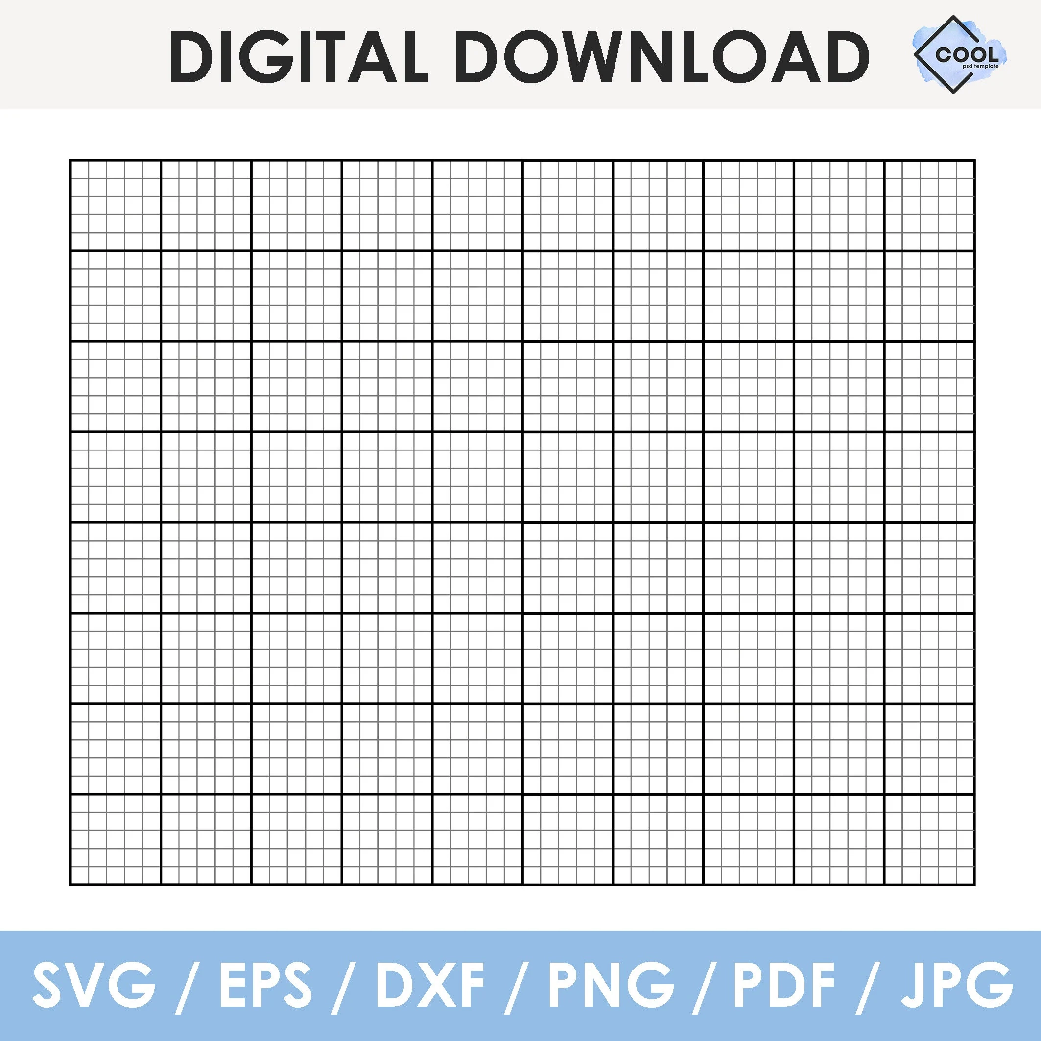 Printable Graph Grid Cross Stitch Paper 1 5 Inch 5 Lines Per 