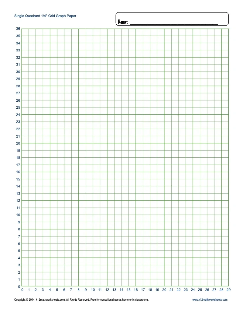 Printable Architectural Graph Paper