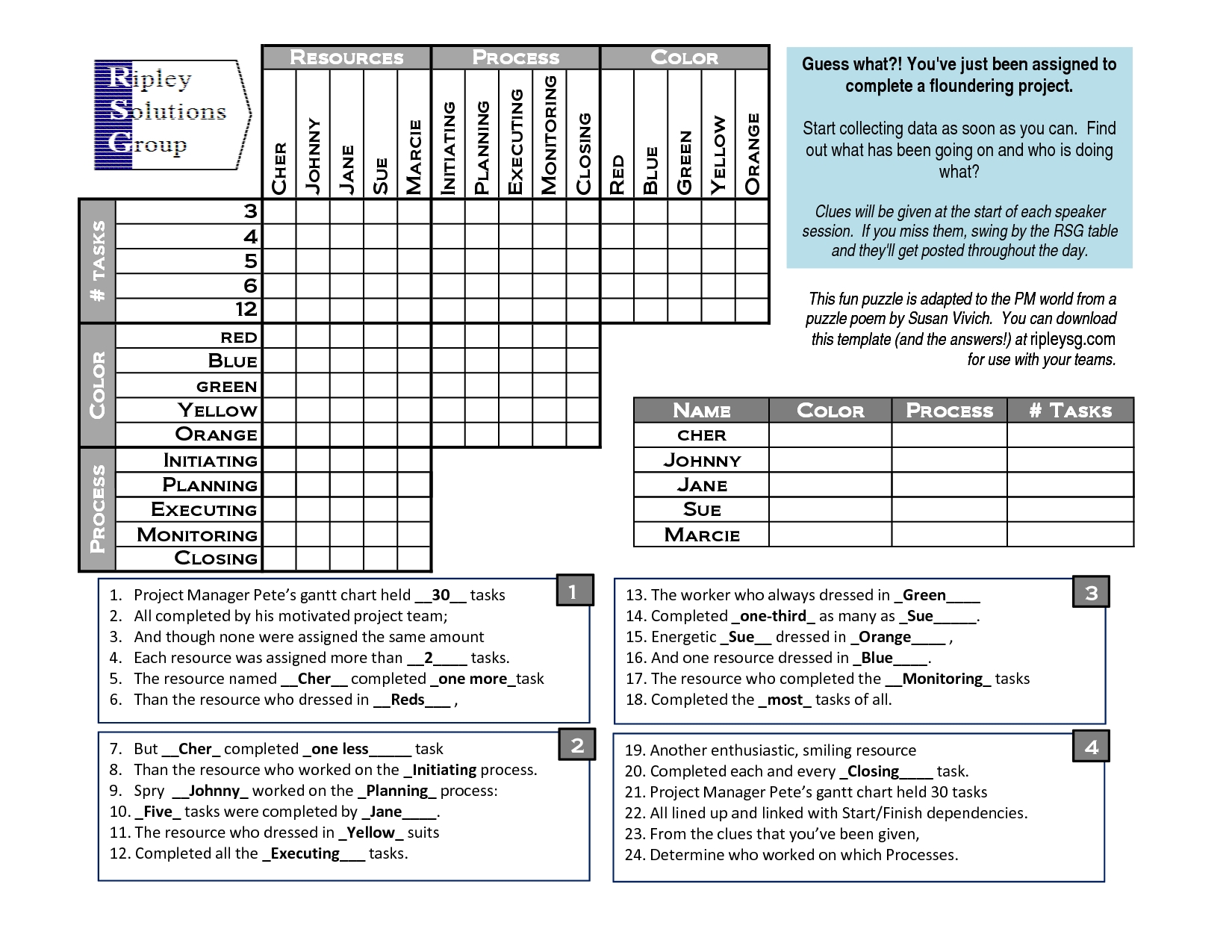 Printable Logic Grid Puzzles Brainzilla Worksheets Library