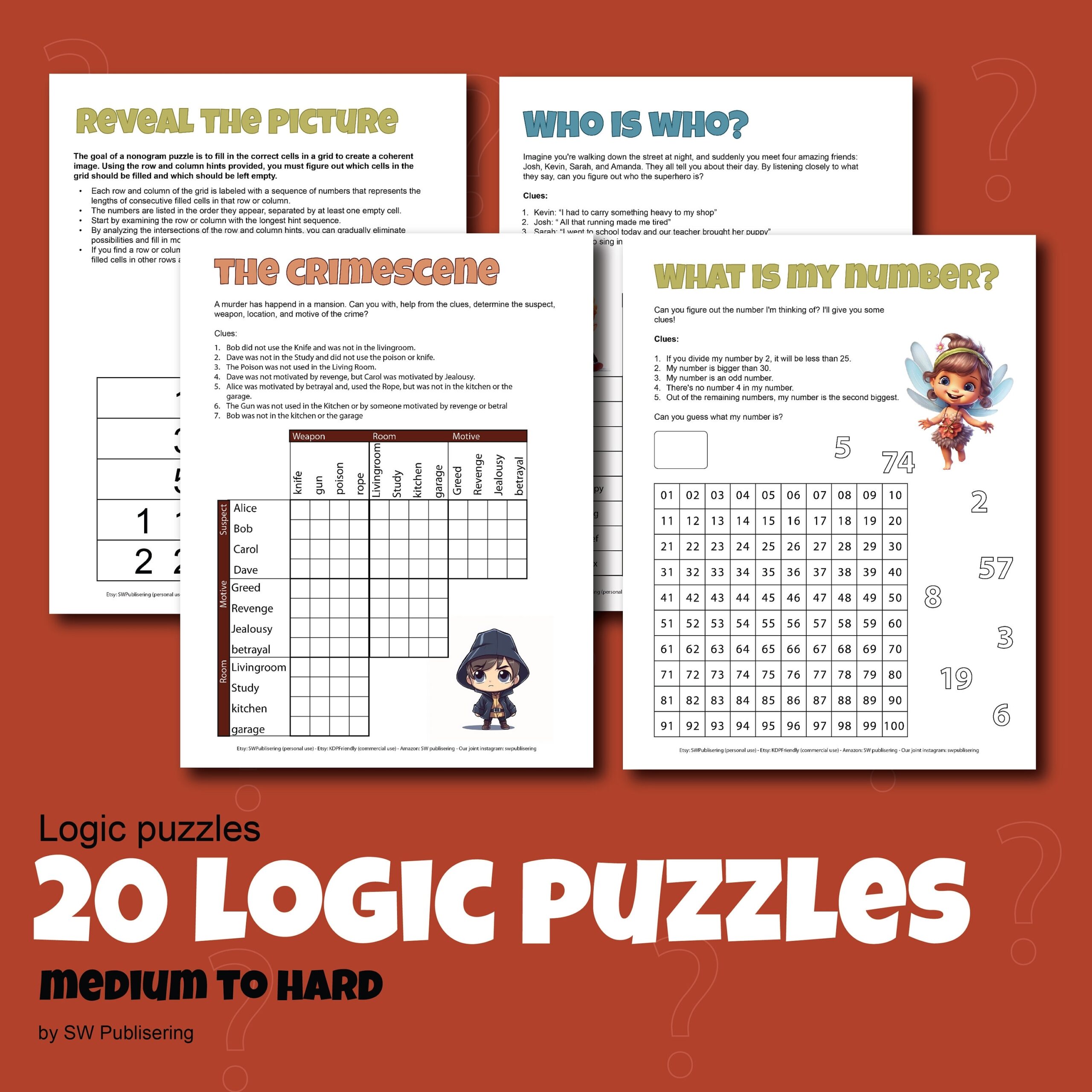 Printable Logic Puzzles Puzzle Baron Worksheets Library