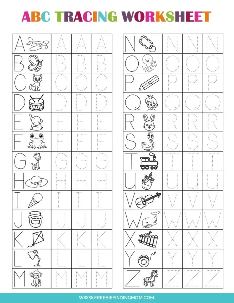 Free Printable Preschool Abc Worksheets