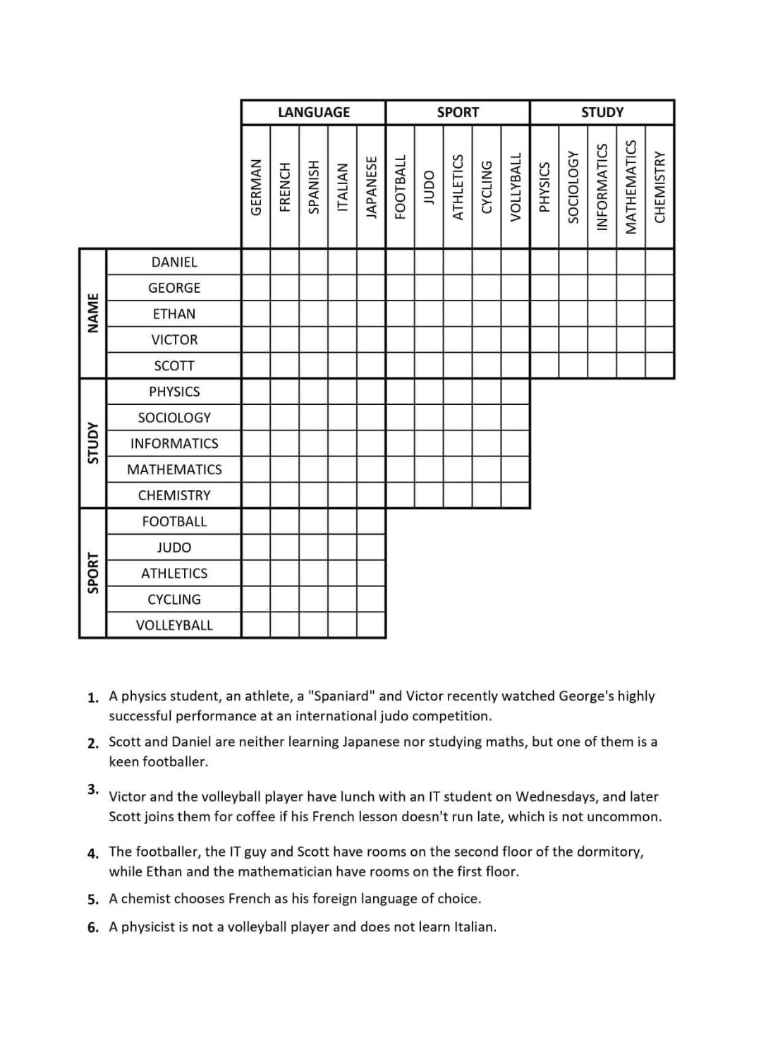 Printable Puzzles Baron Grid Puzzles Logic Puzzles 43 OFF 