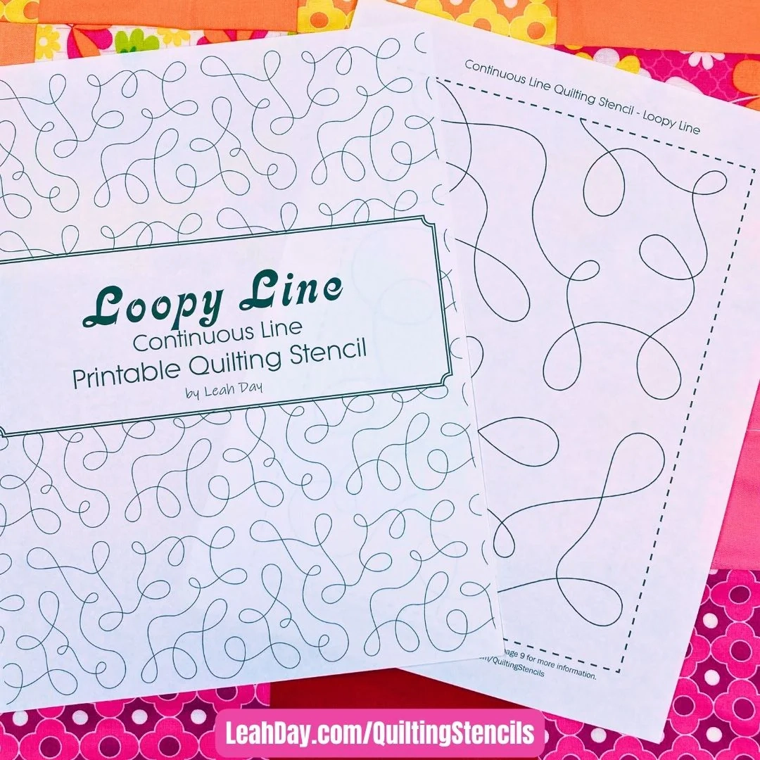Easy Printable Machine Quilting Templates For Beginners