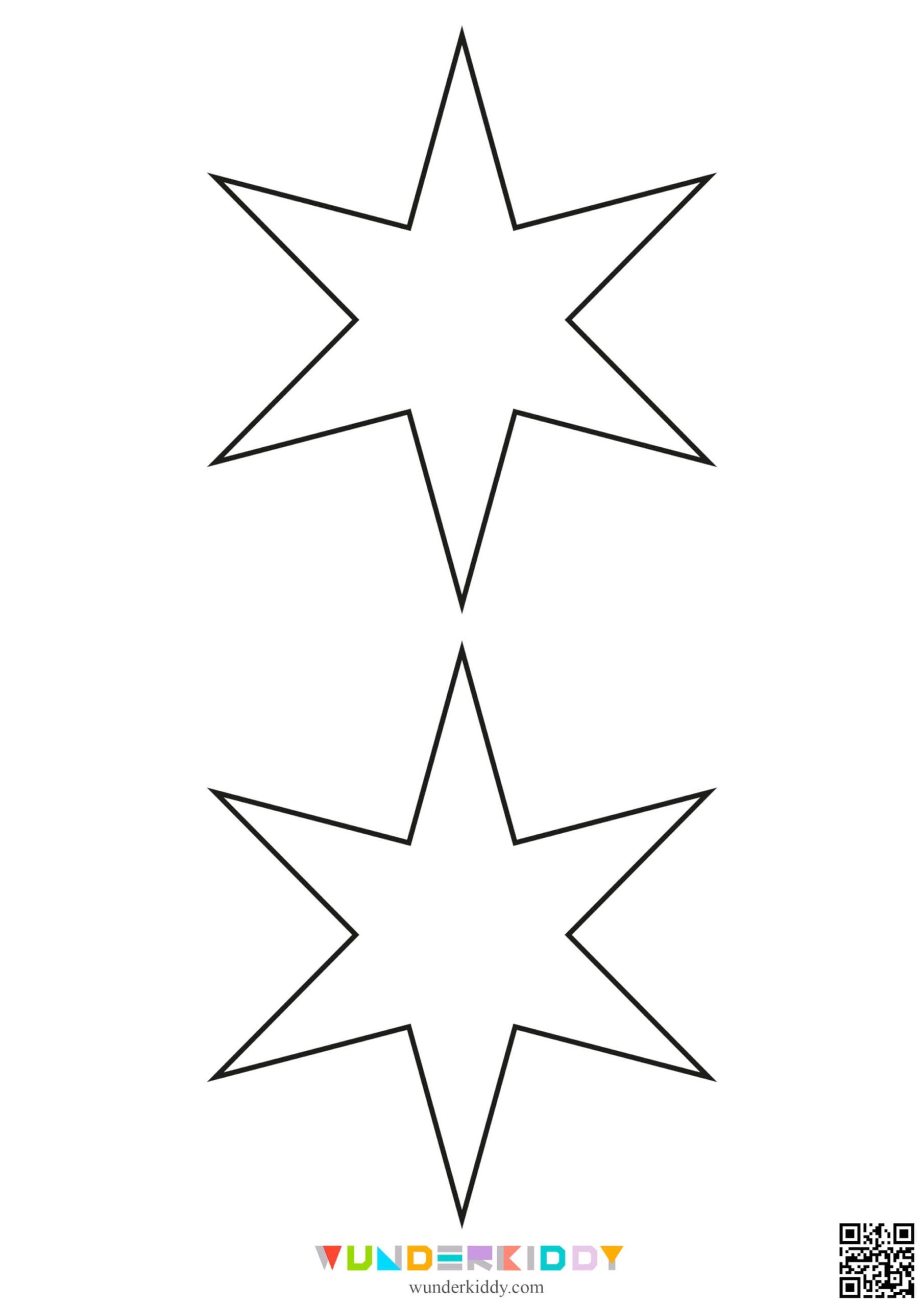 Printable Star Templates For Free In Small Medium Or Large Sizes