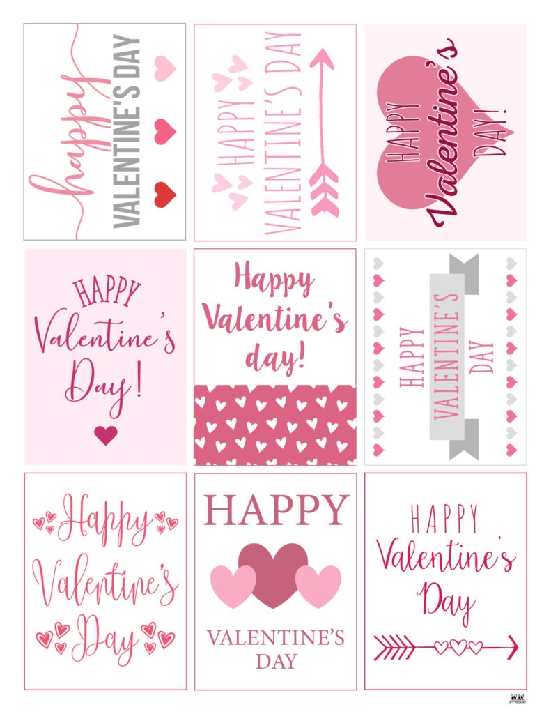 Valentine's Day Card Template Printable
