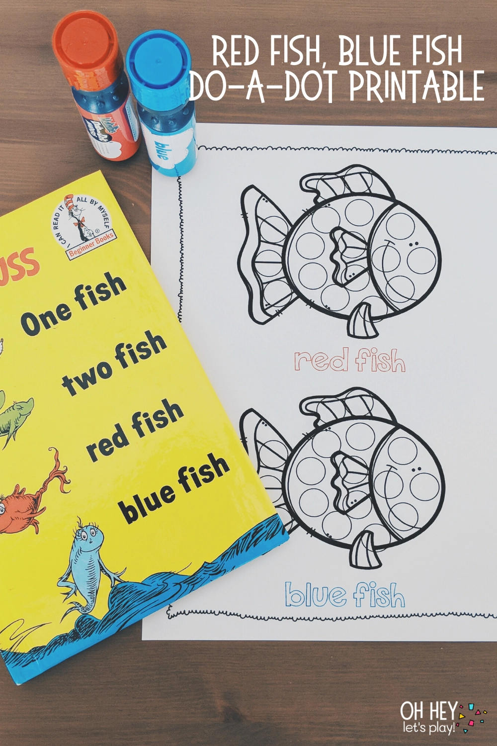 One Fish Two Fish Printable Template