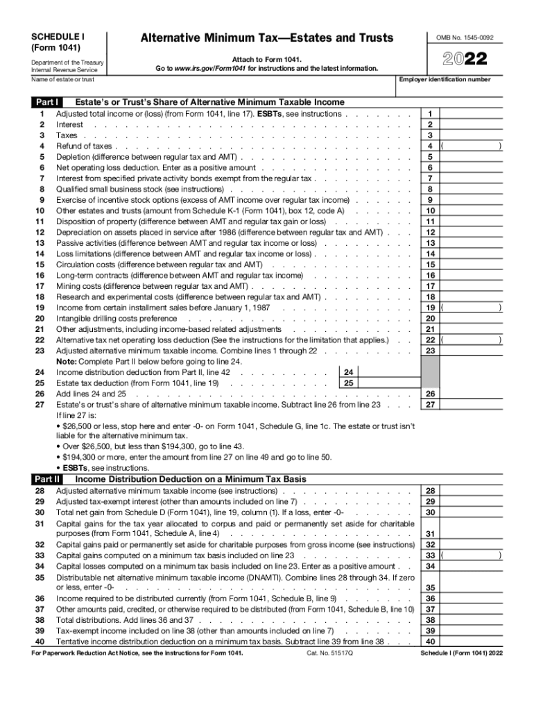Schedule 1 2022 Fill Out amp Sign Online DocHub