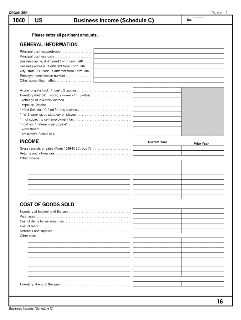 Schedule C Expenses Worksheet Fill Out amp Sign Online DocHub