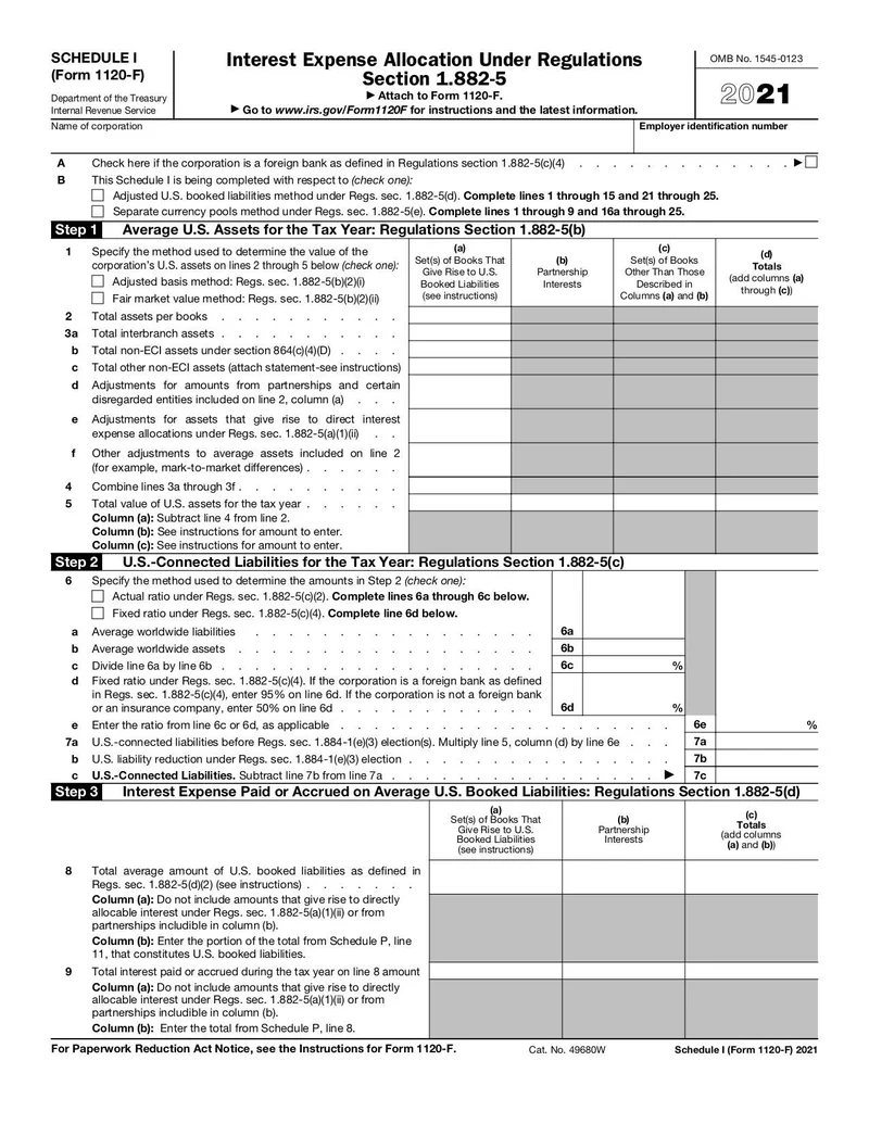 Form 1 Instructions 2022
