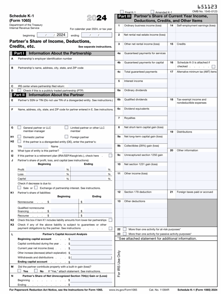Schedule K 1 For Expats What You Need To Know For 2025 Filing