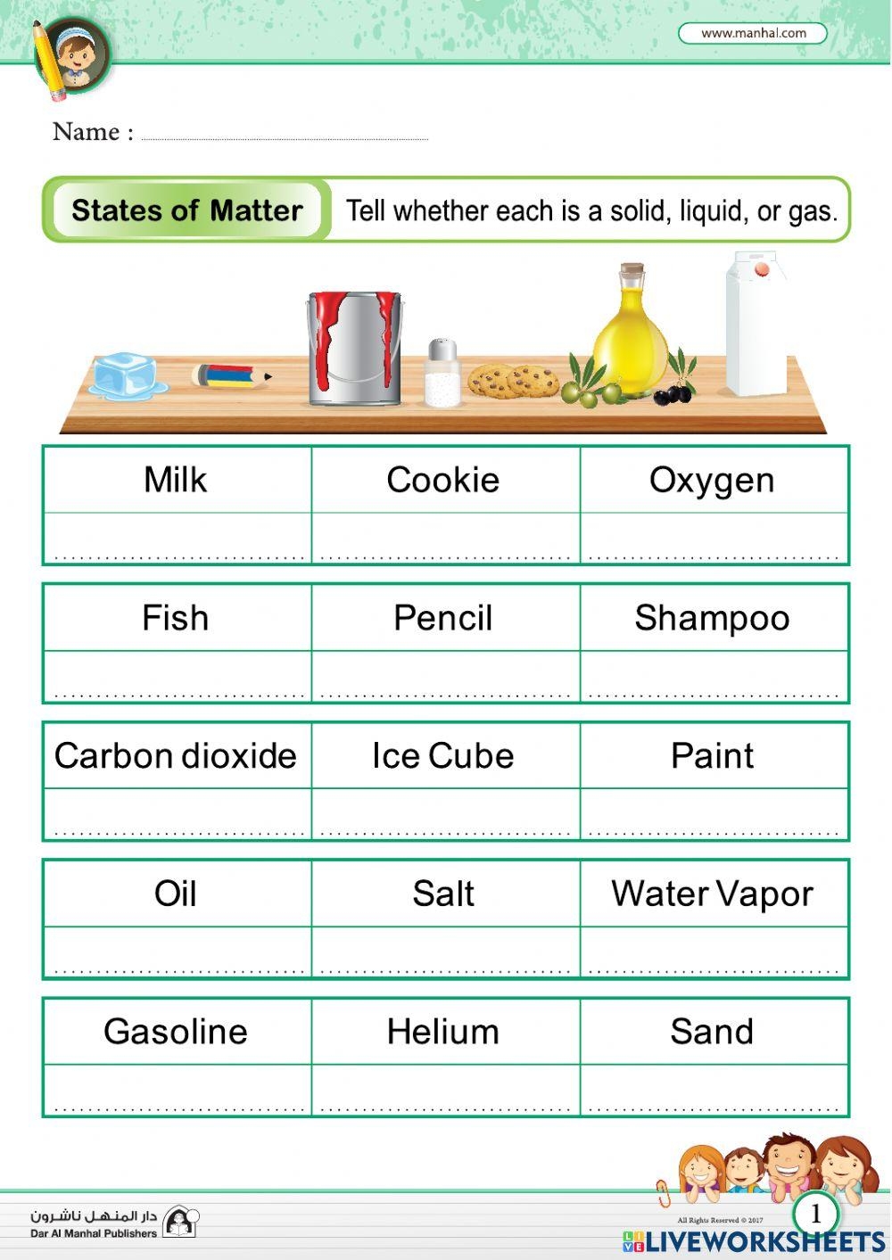 Science Grade 3 Free Interactive Worksheets 2420357
