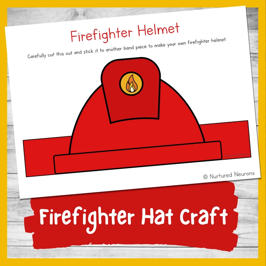 Fireman Hat Template Printable