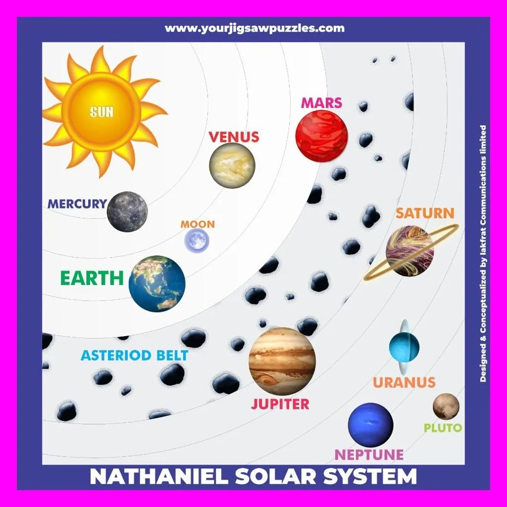 SOLAR SYSTEM JIGSAW PUZZLE