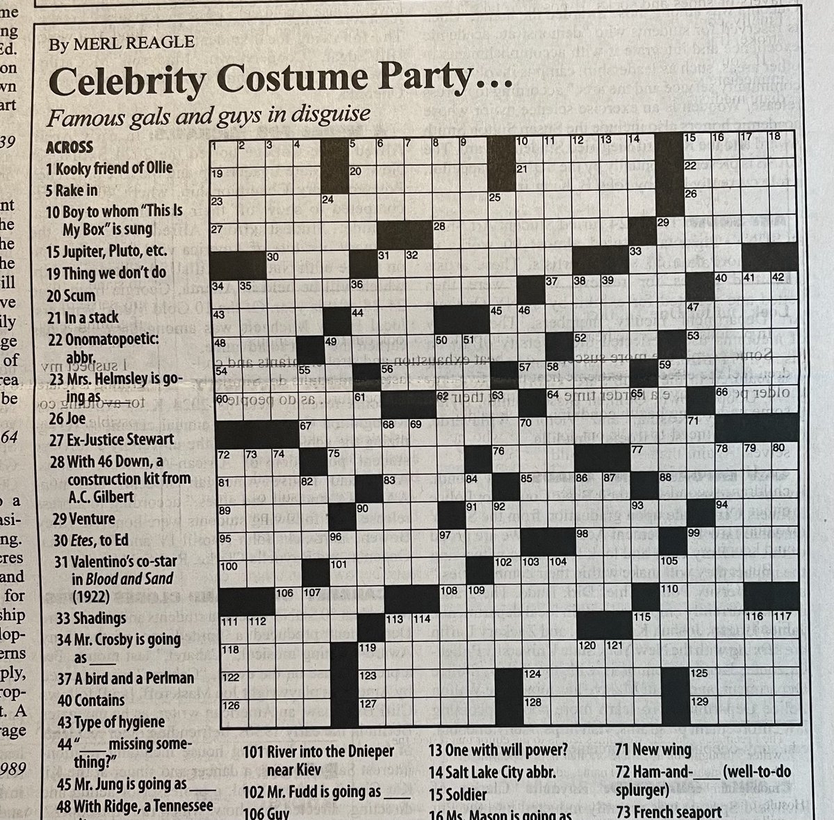 Some Amusing News crossword Fans If You re Visiting Cooperstown 