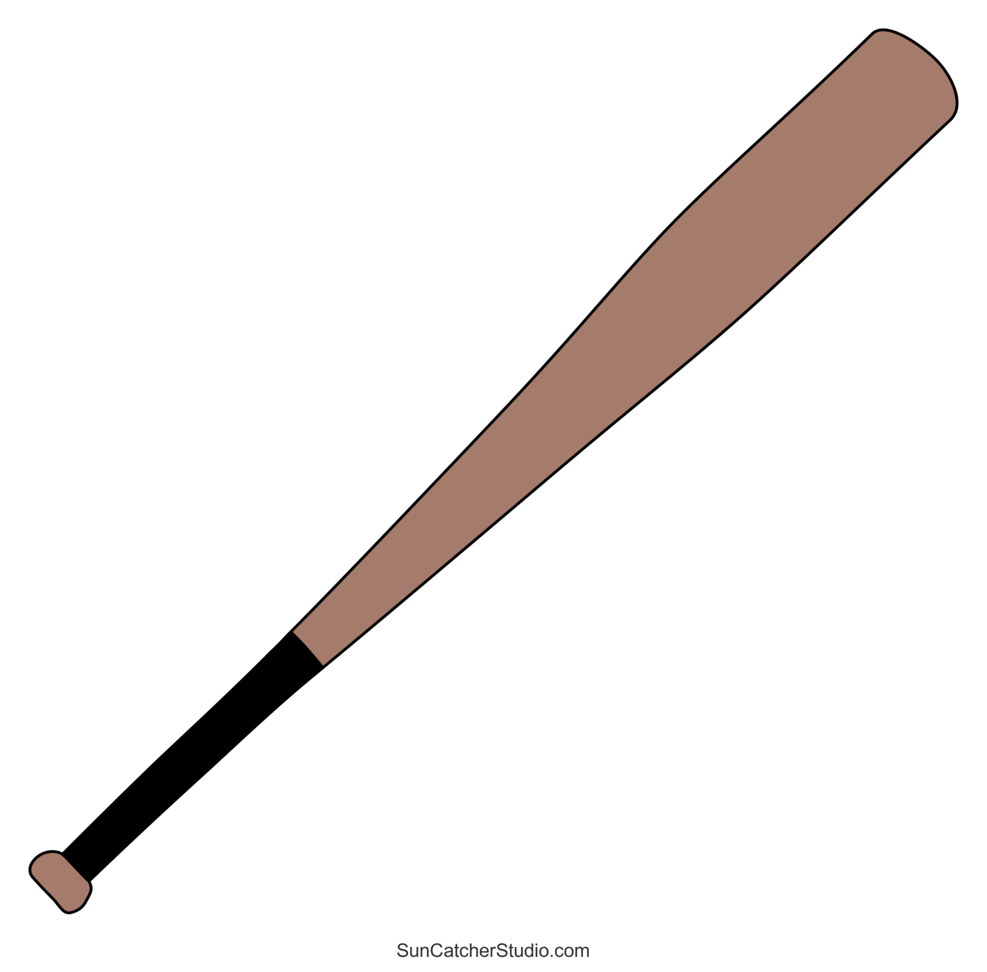 Baseball Bat Template Printable