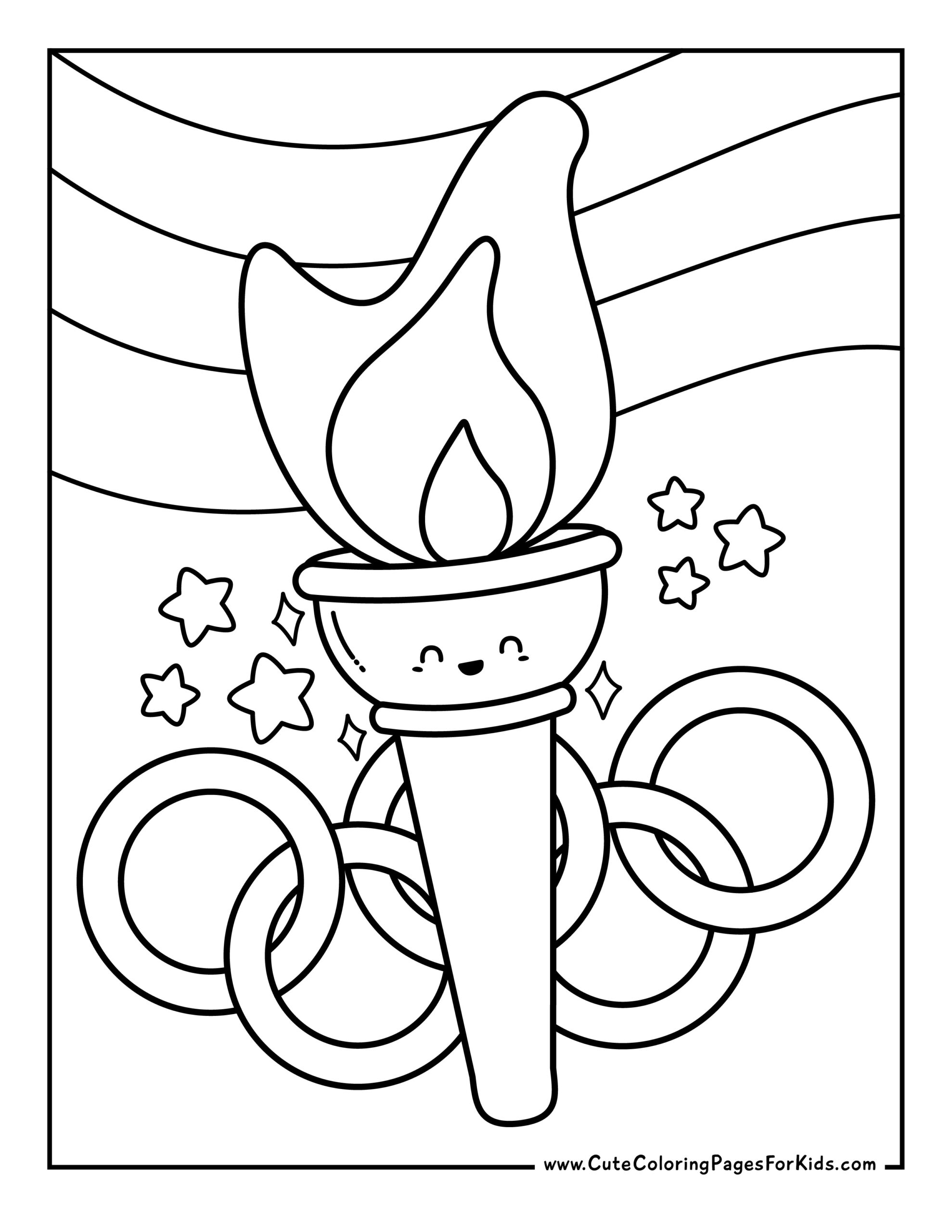 Olympic Coloring Sheets Printable