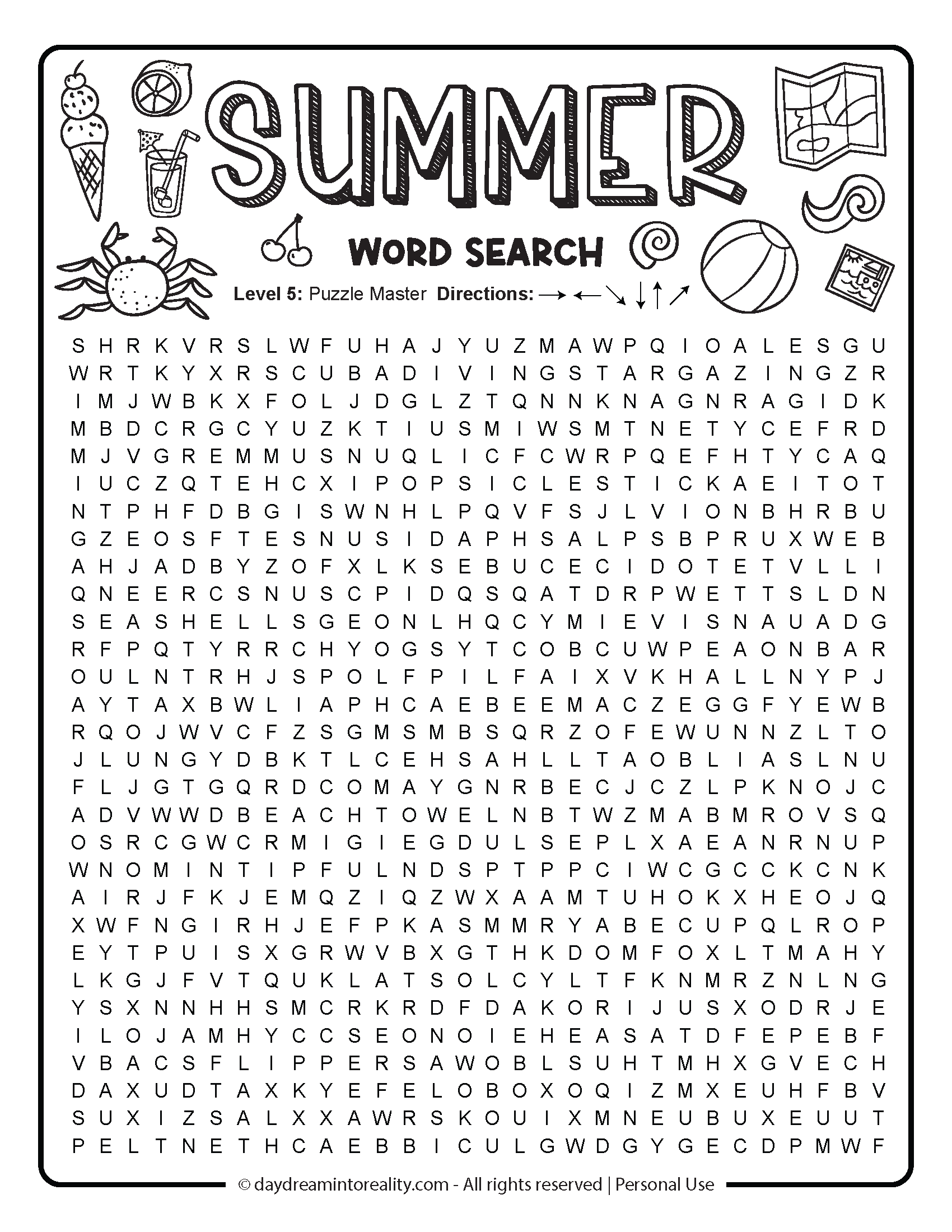 Free Word Search Puzzles Printable