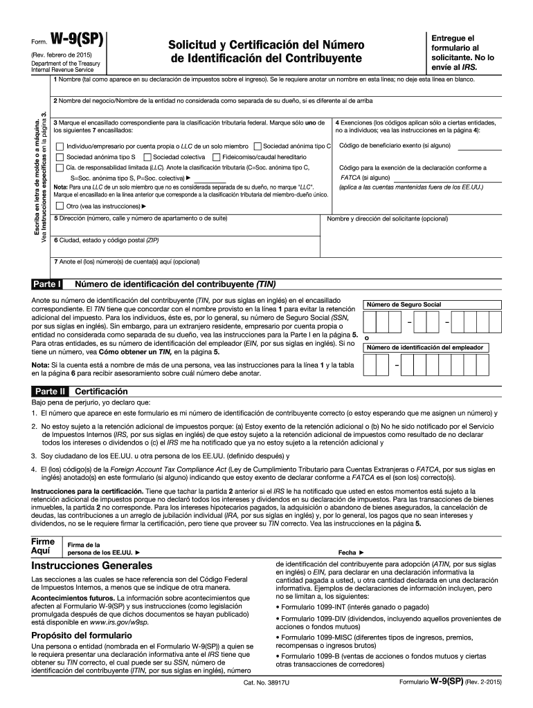 W9 Form Ohio