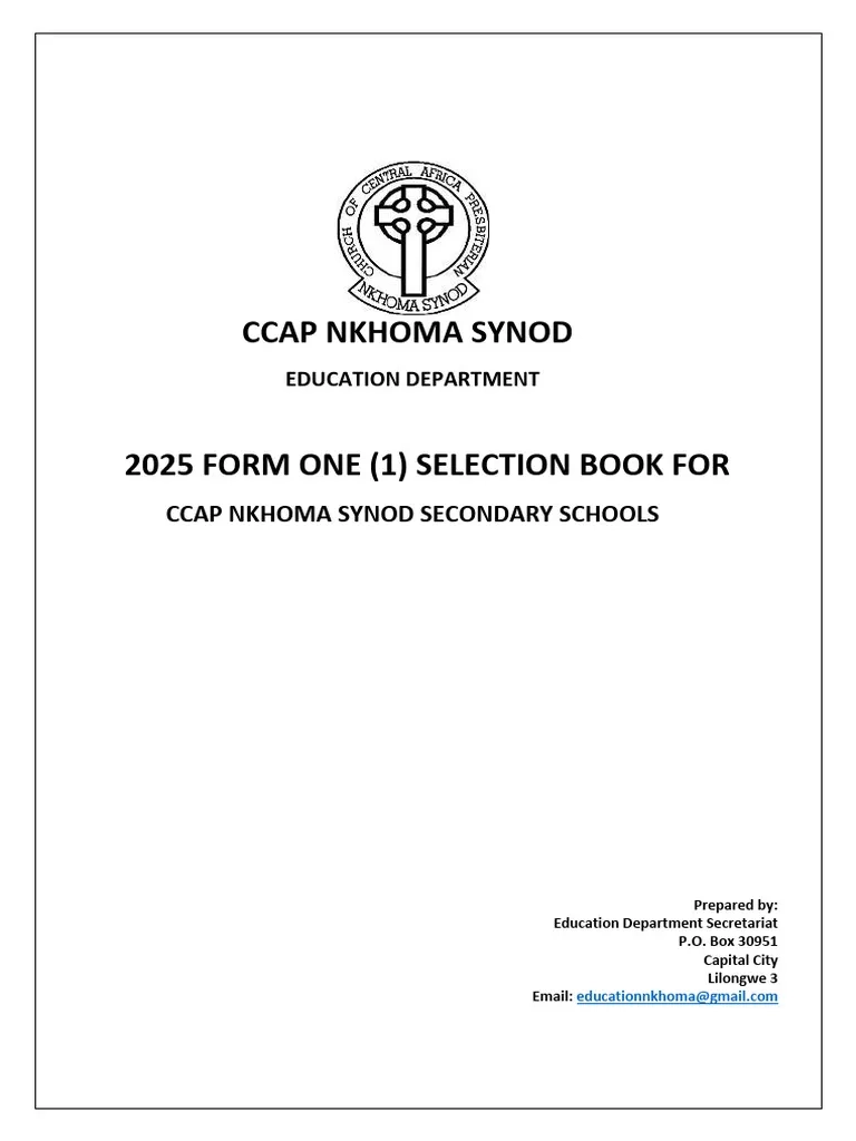 Form 1 Selection 2025
