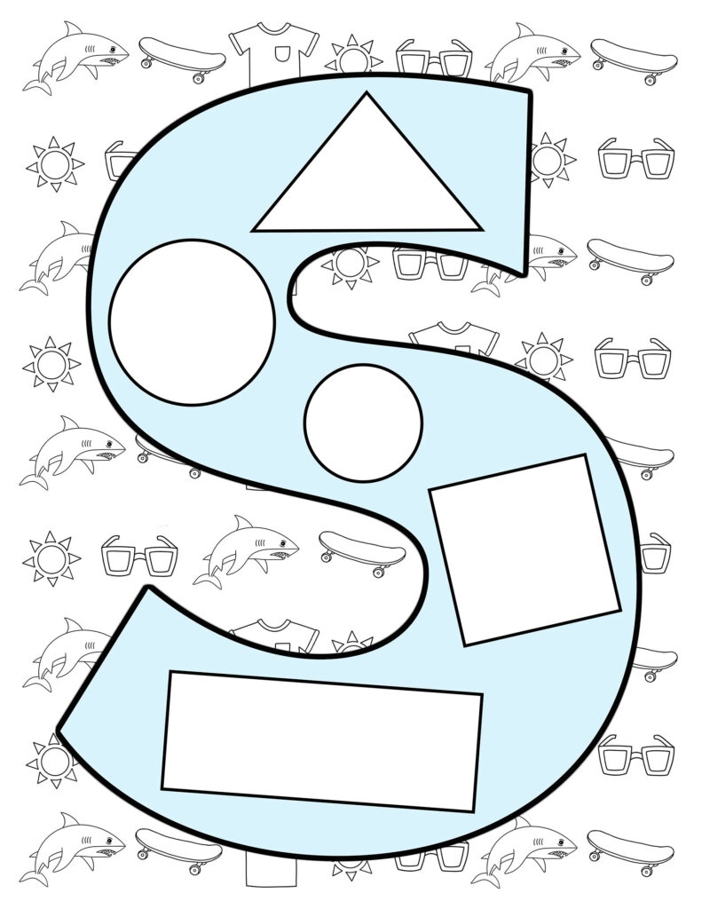 The Letter S Craft For Preschool with Free Printable Templates 