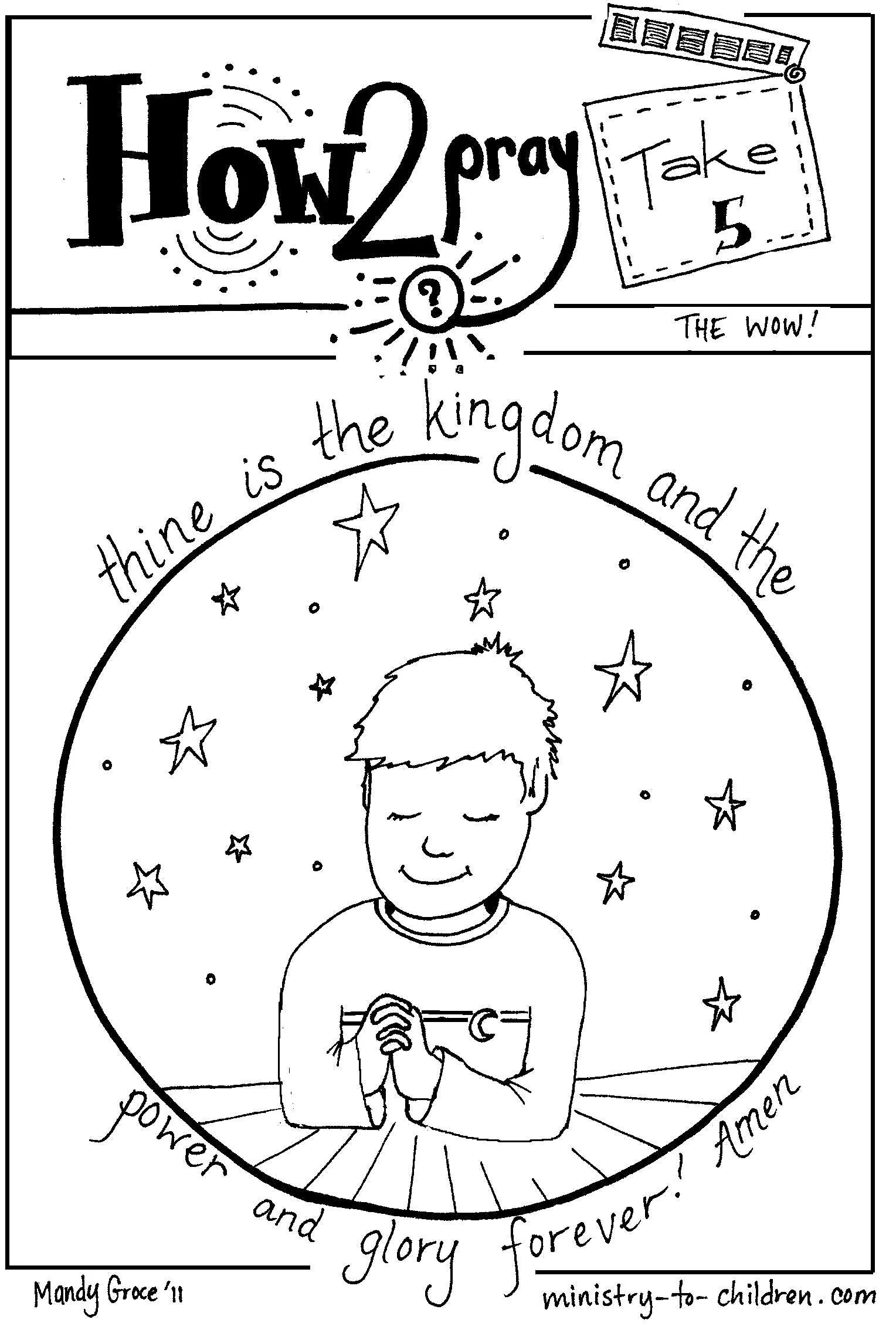 The Lord s Prayer Coloring Book For Kids FREE 5 Pages download 