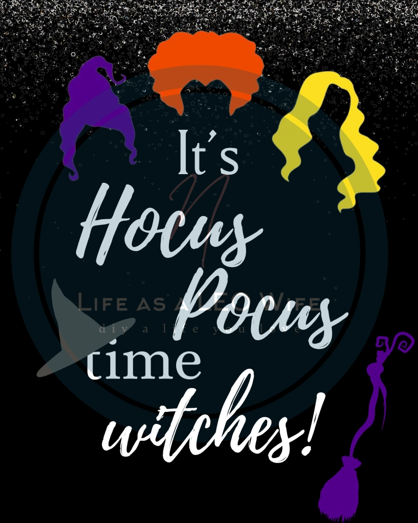 Hocus Pocus Printable Images