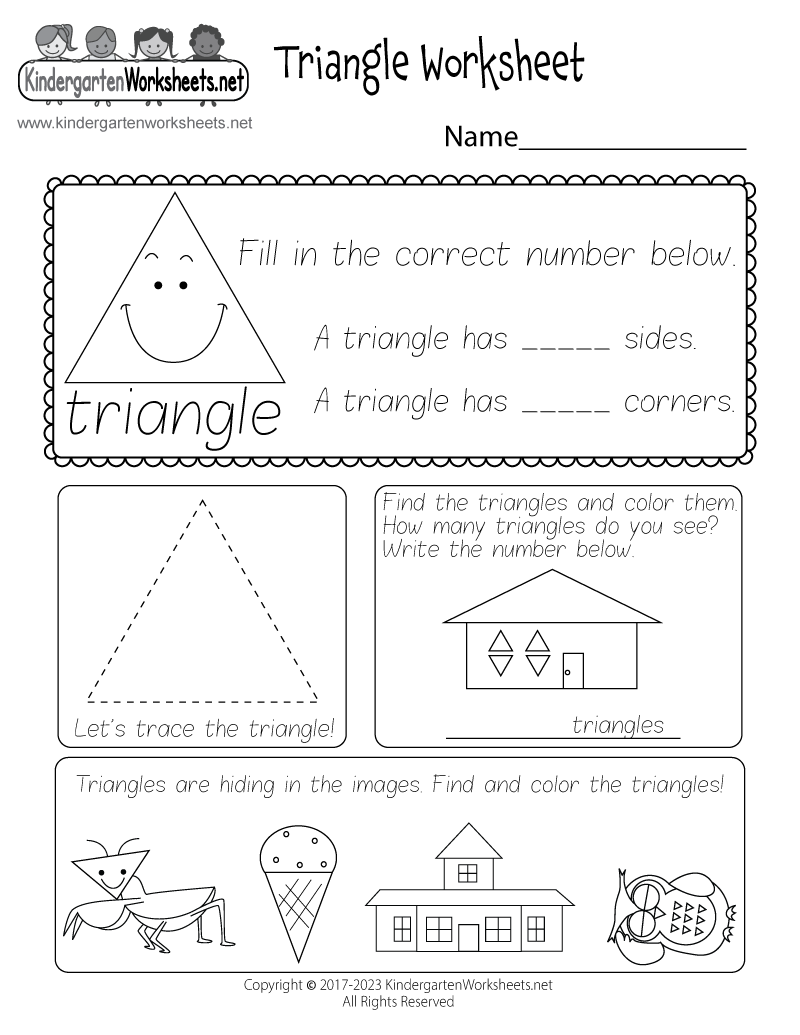 Triangle Worksheet Free Printable Digital amp PDF