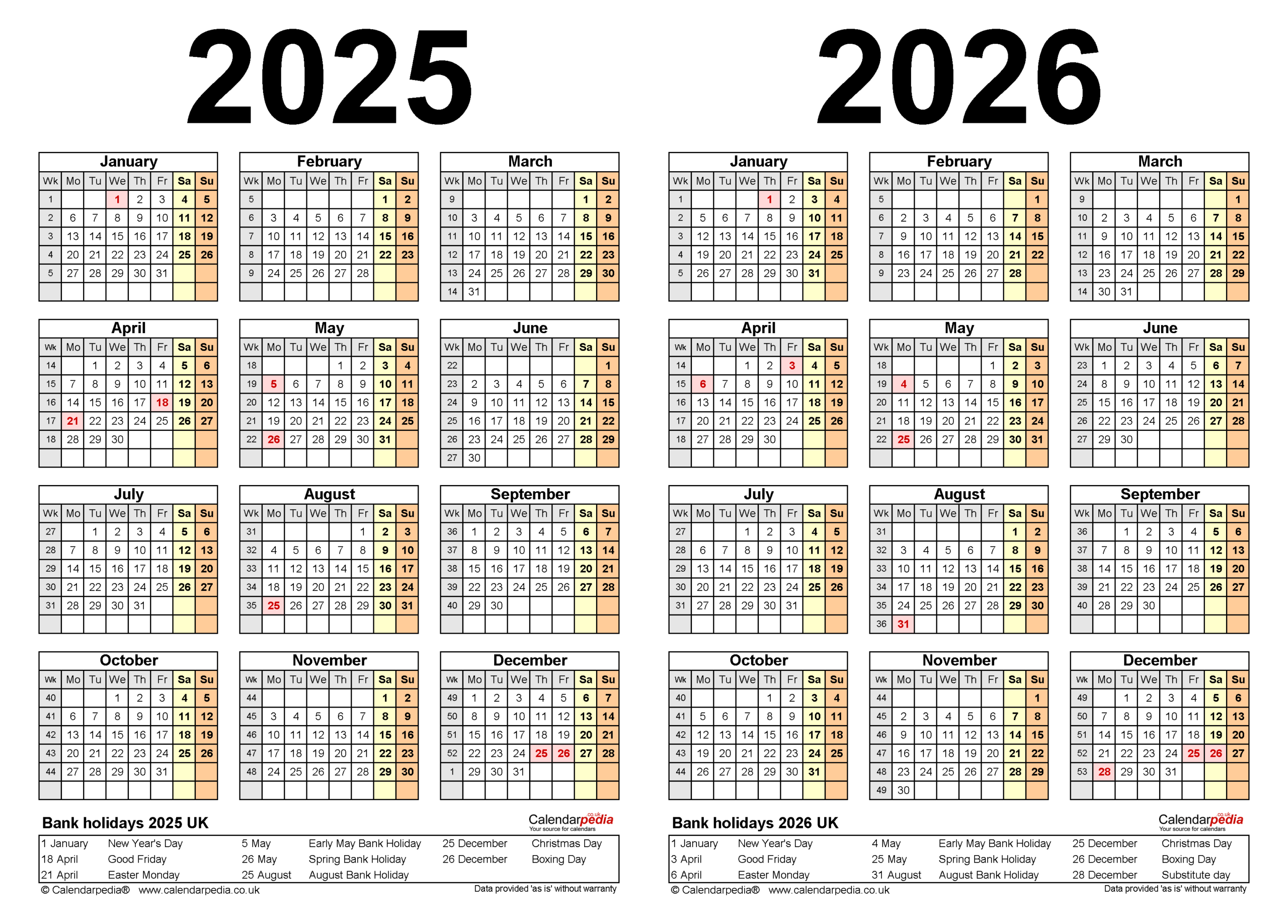2025 26 Printable Calendar