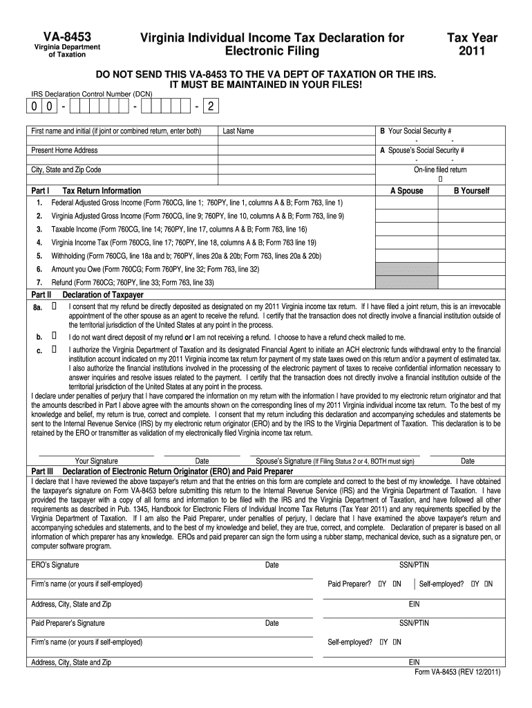 Va Irs Forms