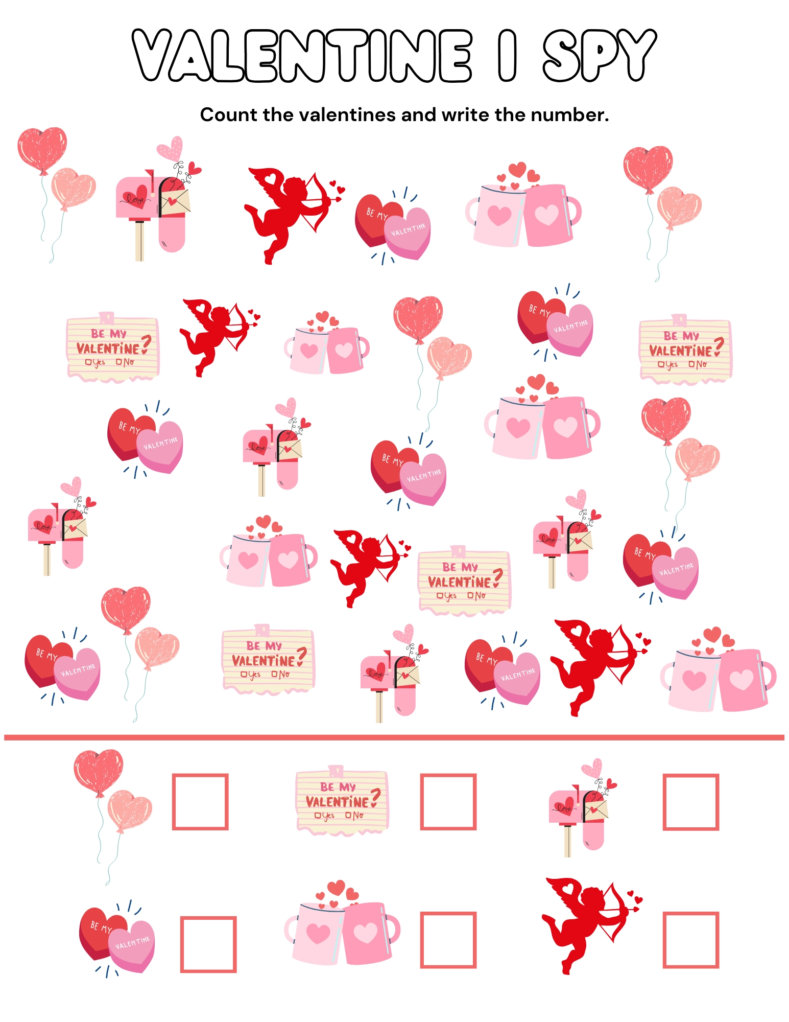 Free Printable Valentine's Day Worksheets
