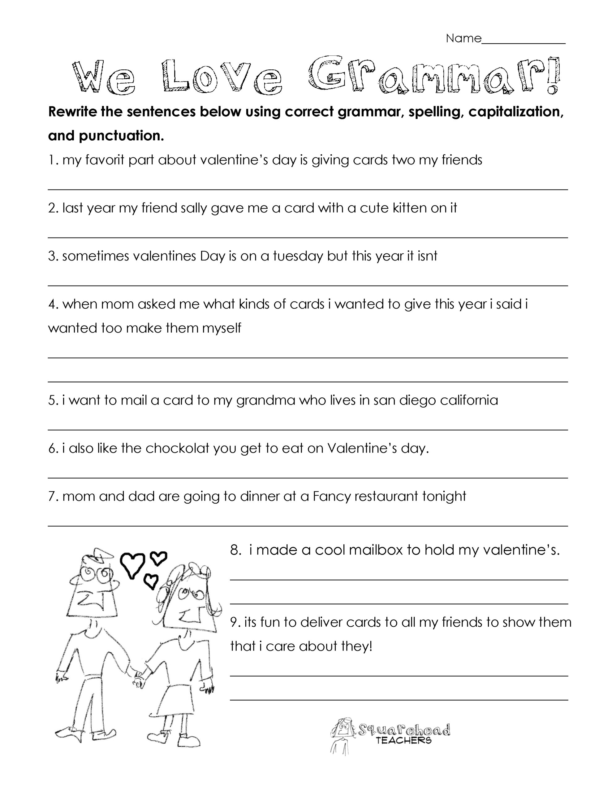 3rd Grade Printable Worksheets Free