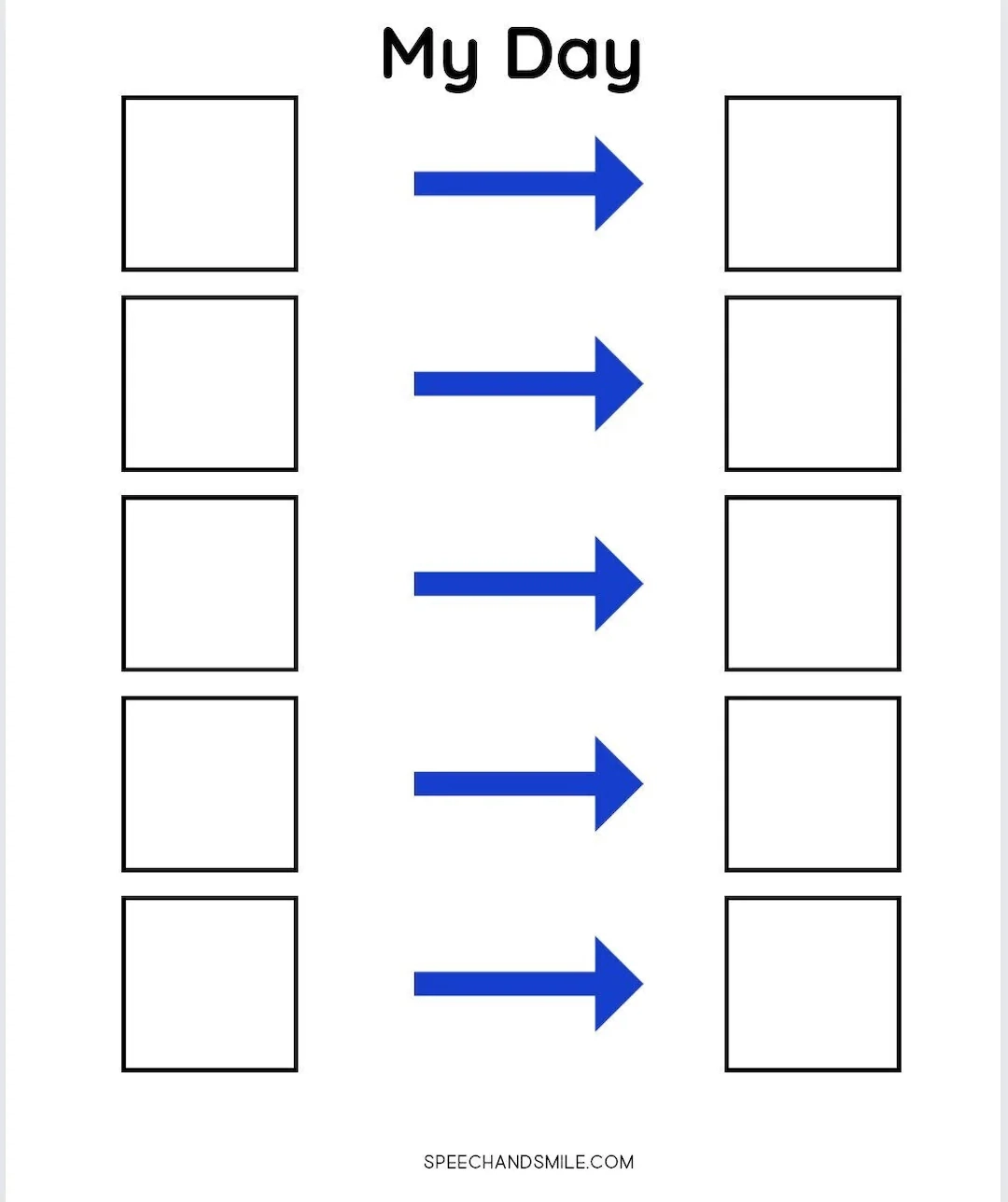 Visual Schedule Digital Download routine Chart to Do Chart speech 