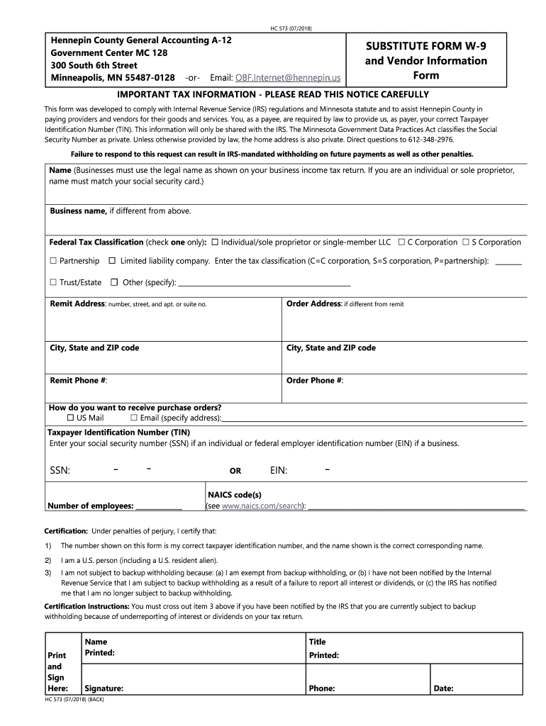 W 9 Form Mn Fill Out amp Sign Online DocHub