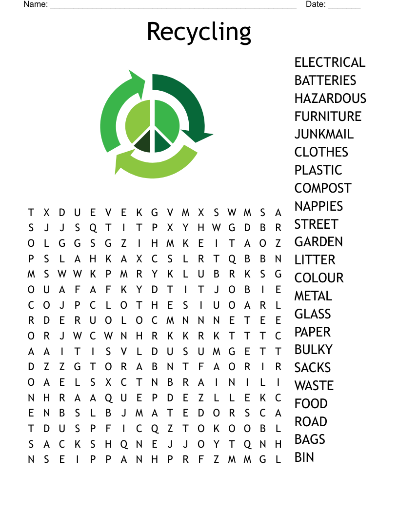Waste Crossword WordMint