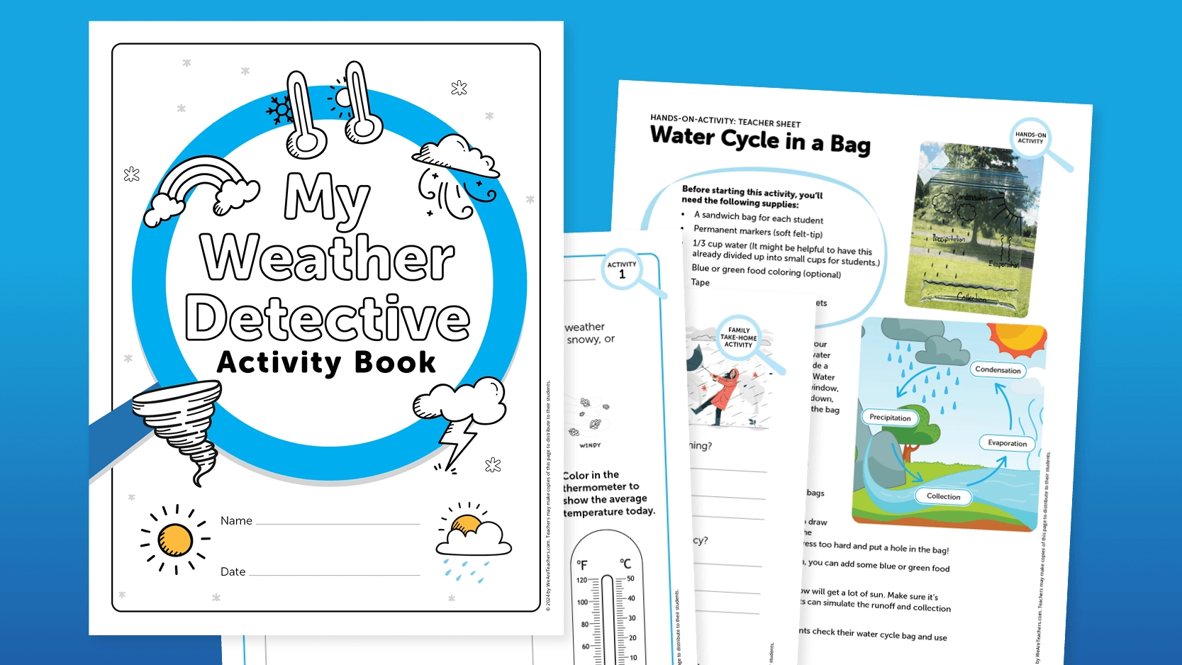 Free Science Printable Worksheets On Weather