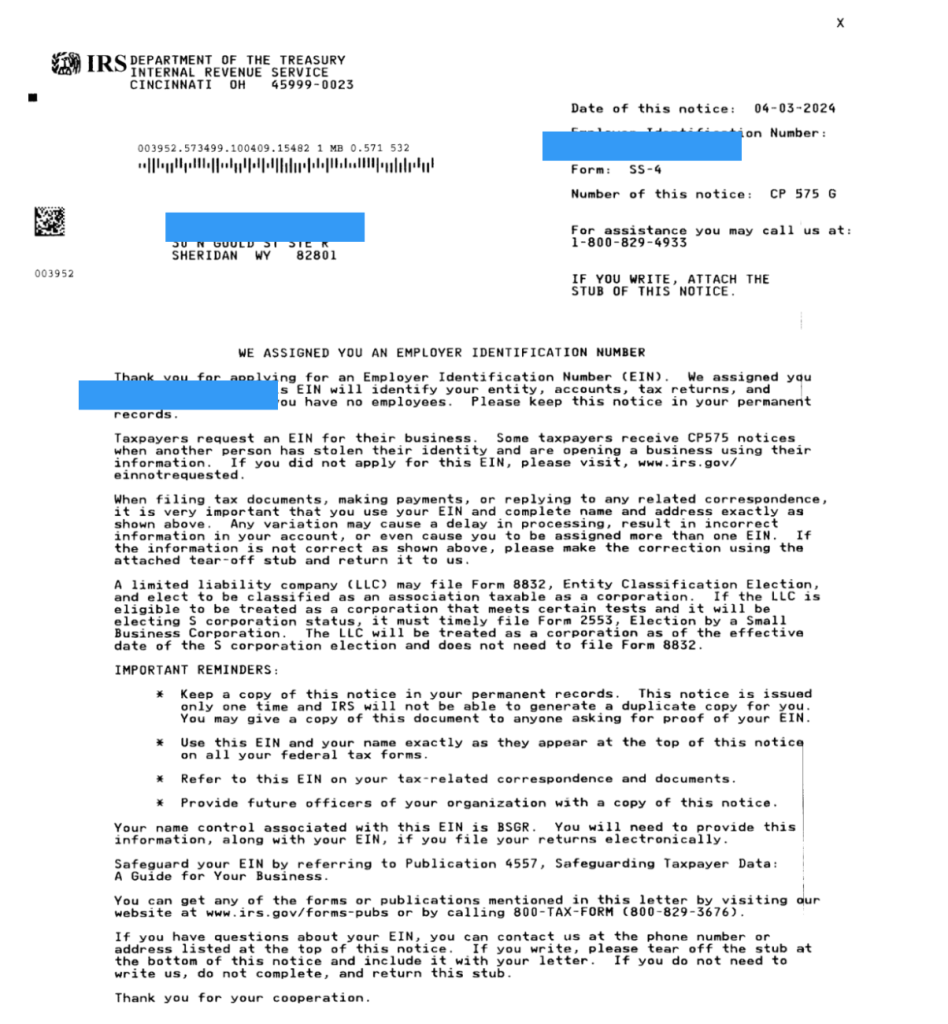 Irs Form Cp 575 Irs Form Cp 147-C