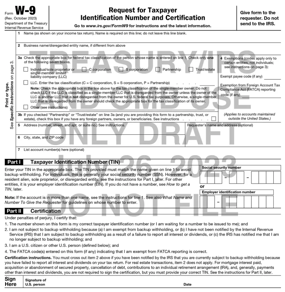 What Is A W 9 Form Who Can File amp How To Fill It Out 2025