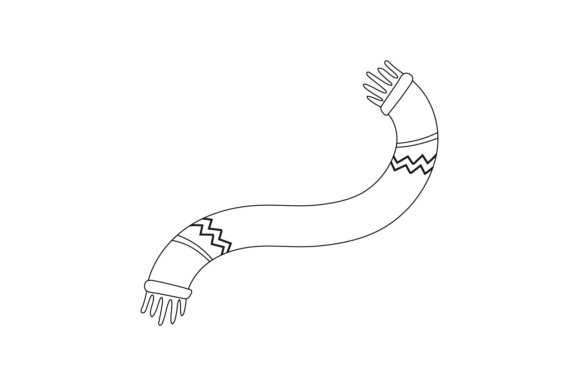 Scarf Template Printable