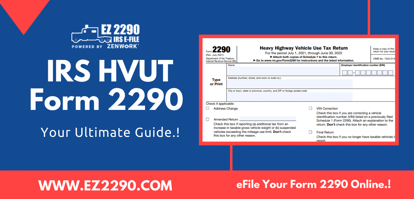 Irs 2290 Form Printable E-File