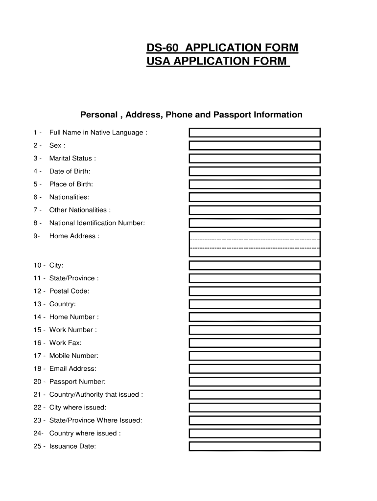 Ds Printable Form