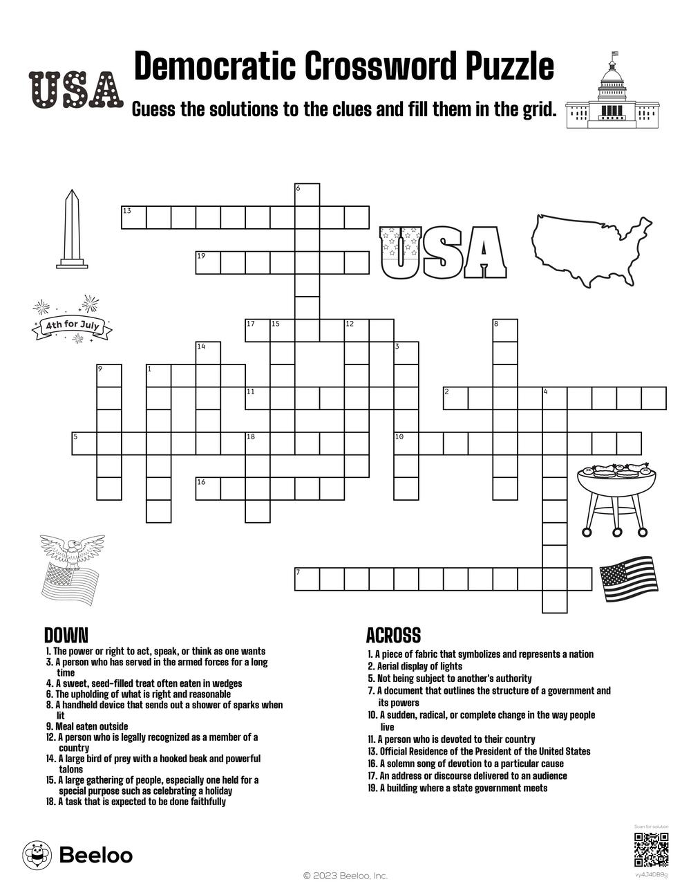 Medium Power Crossword Puzzles Printable