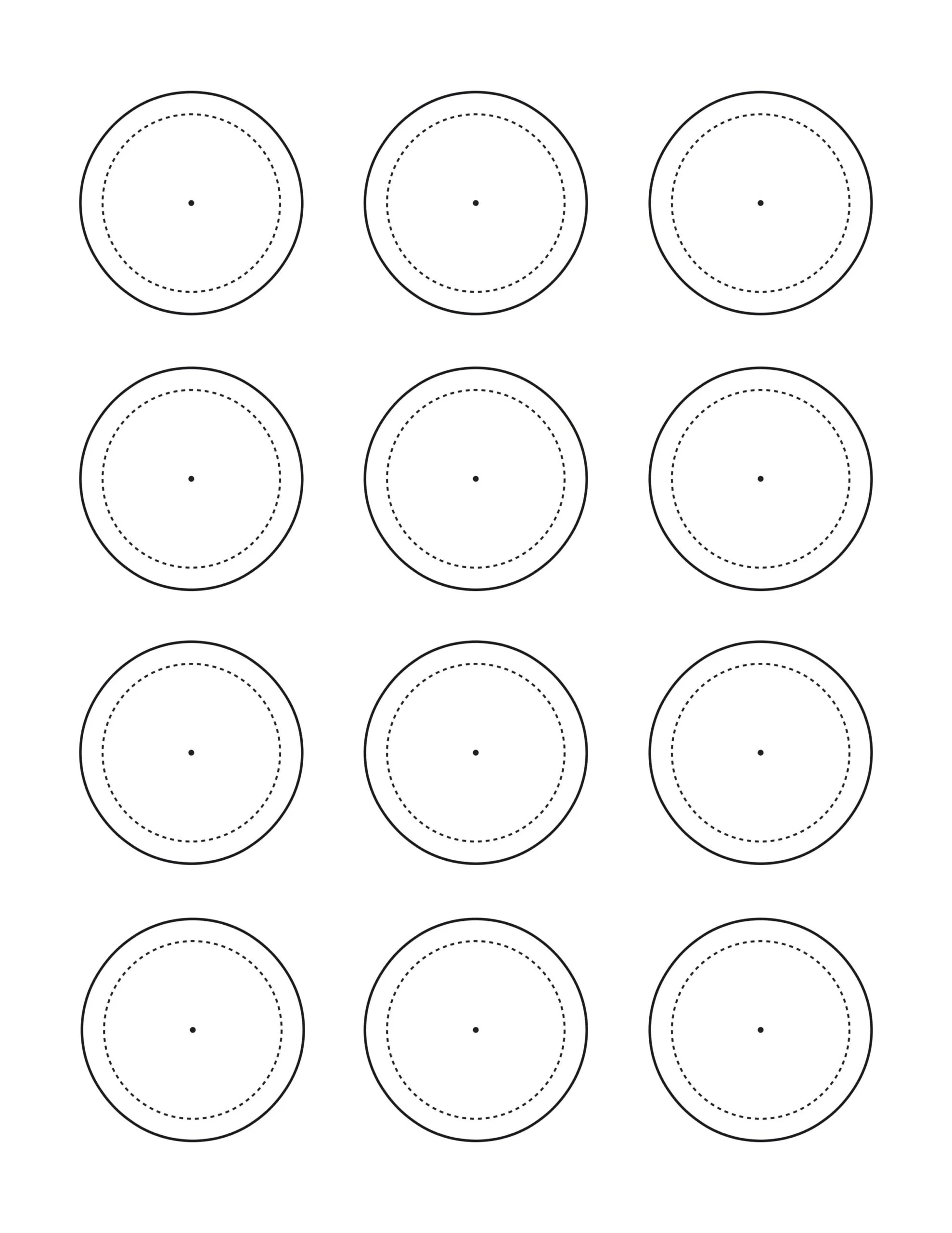 Macaron Template Printable