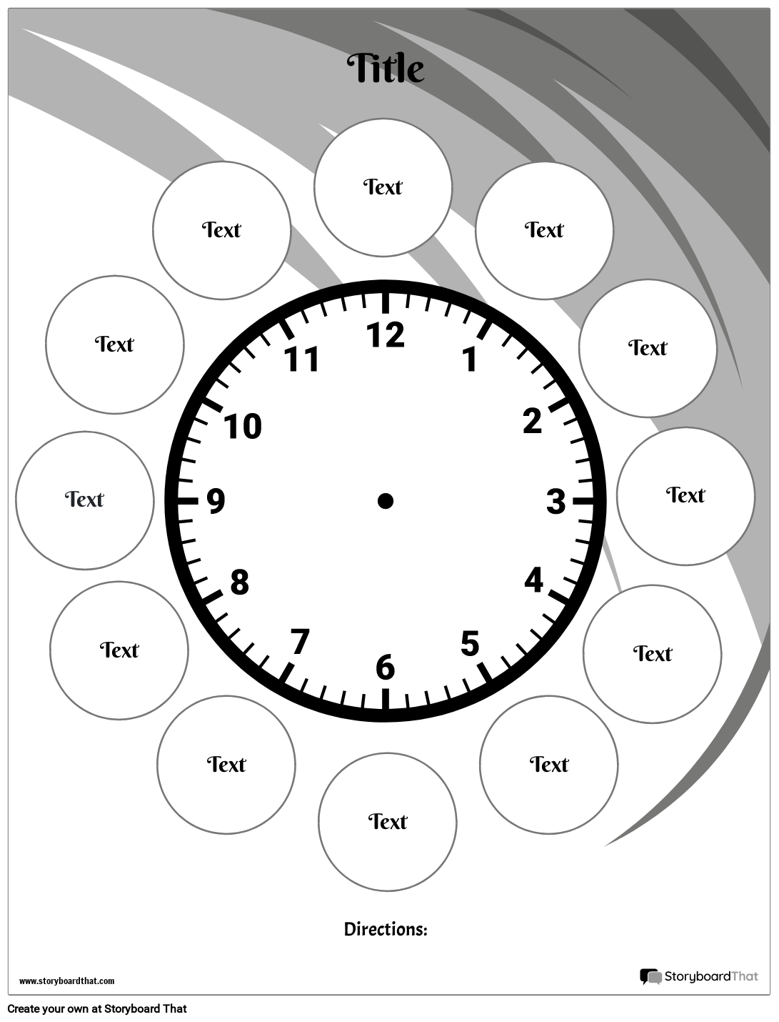 storyboard that telling time worksheet creator